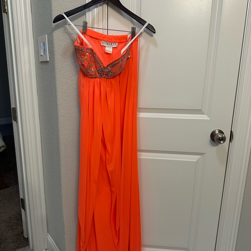 Formal hot pink dress